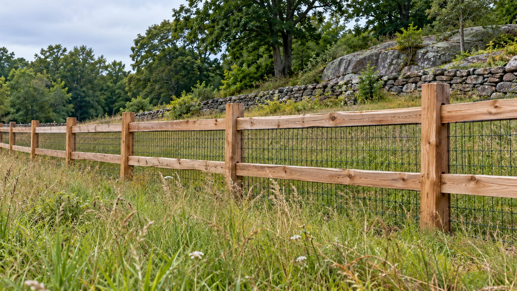 Split Rail Fence With Wire Mesh: Uses, Costs and How It Is Built