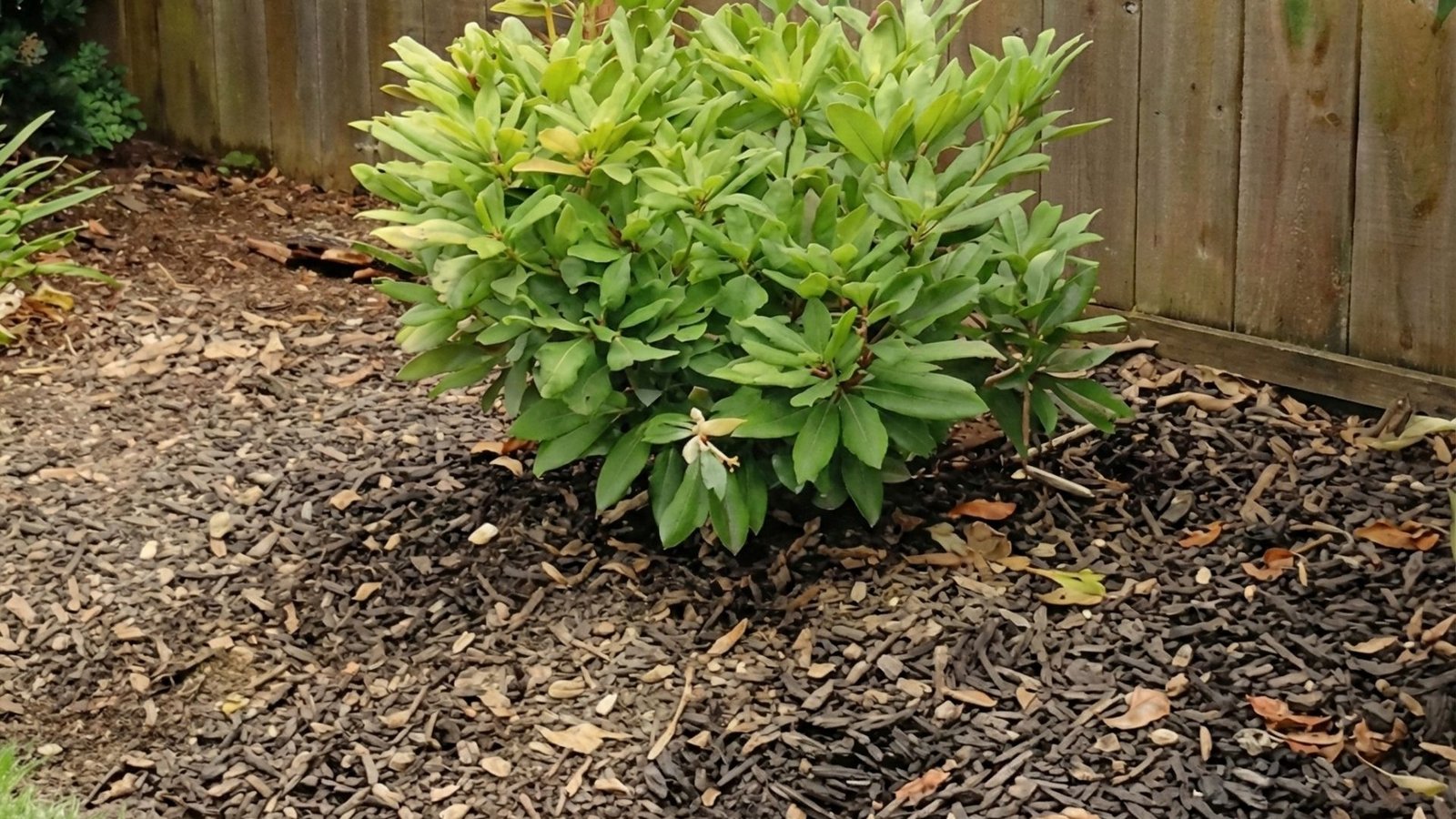 Pet fencing installed along landscaped backyard boundary